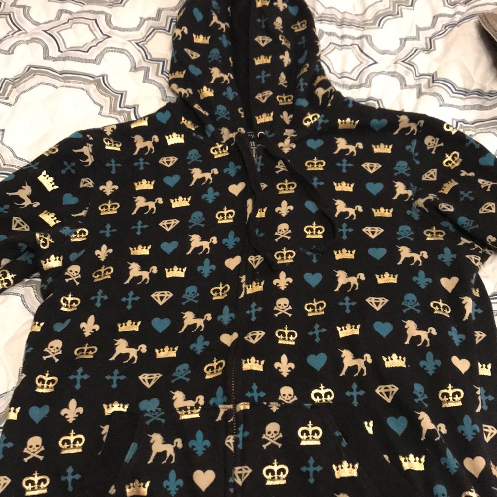 Jimmy’z quarter sleeve zip up hoodie
